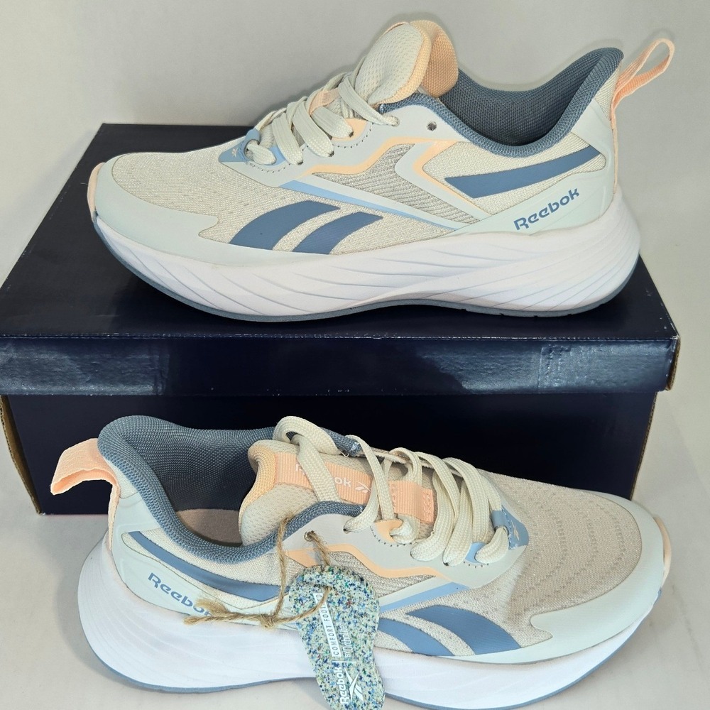 Reebok Verse Womens Running Shoes Grey Blue Peach AR30283W-SLO Size 6 NWT - Picture 11 of 16
